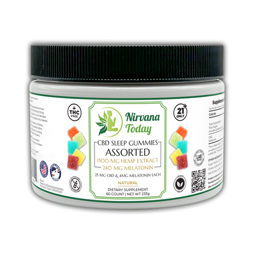 CBD + Melatonin Sleep Gummies  THC Free