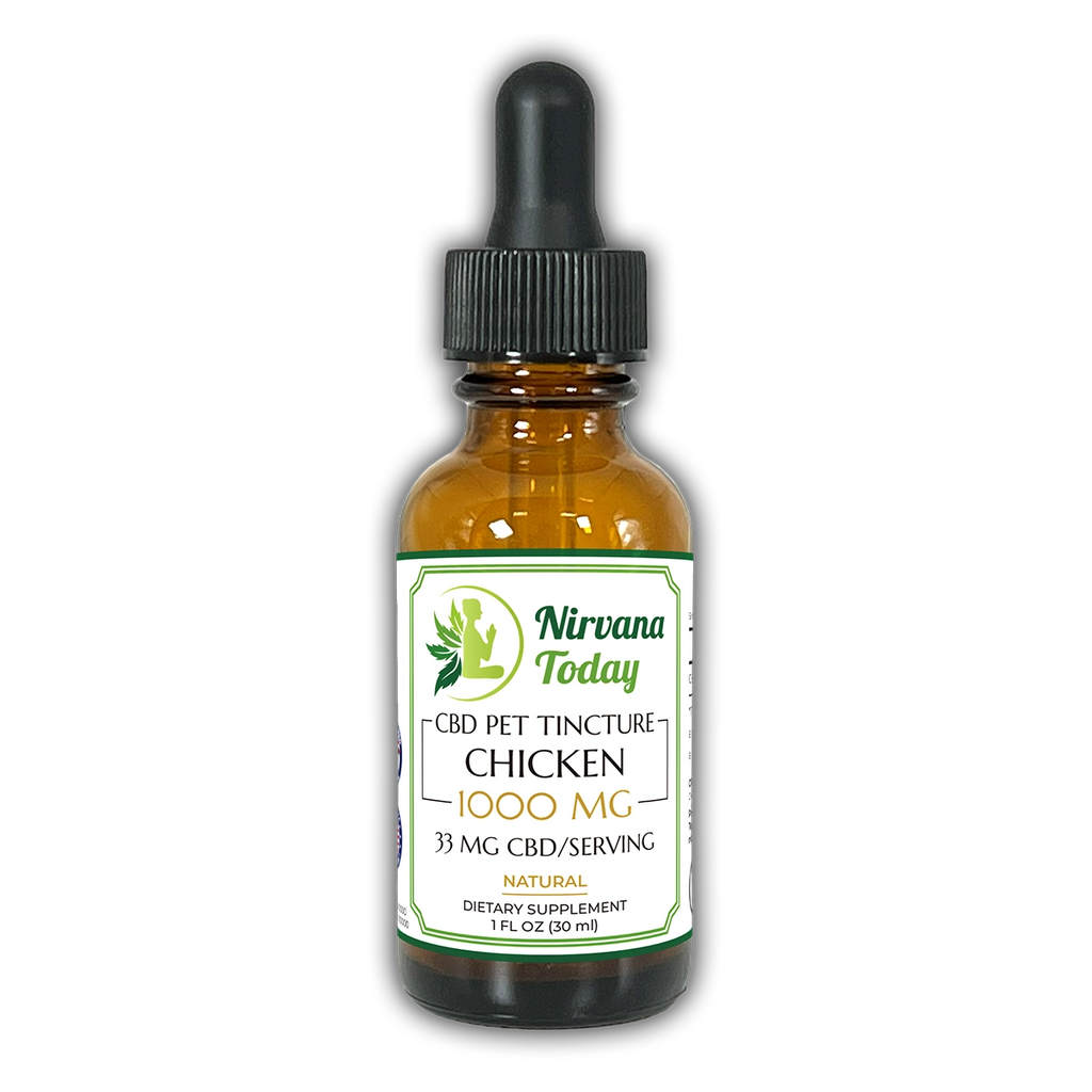 CBD Pet Tincture THC Free 1000mg