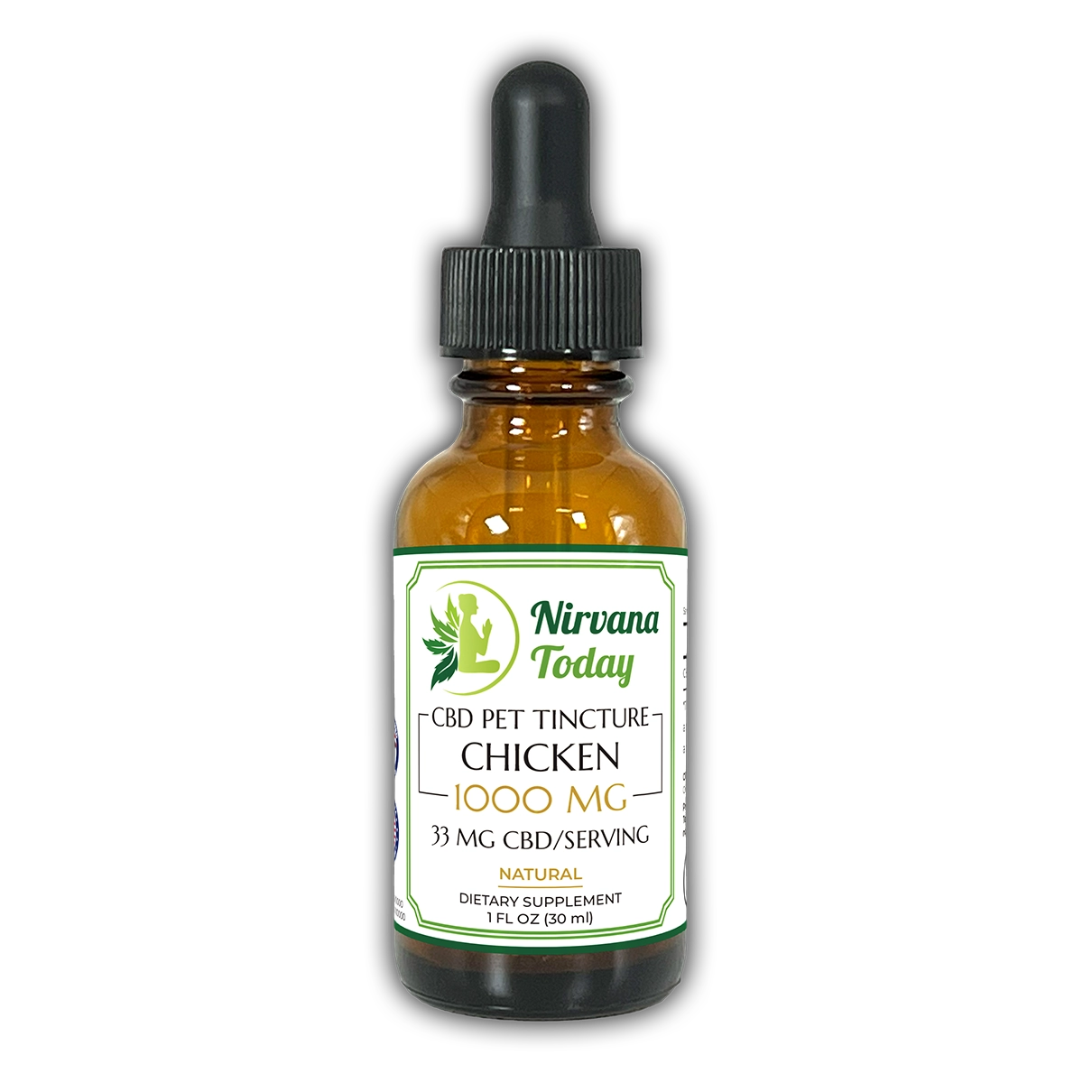 CBD Pet Tincture THC Free 1000mg