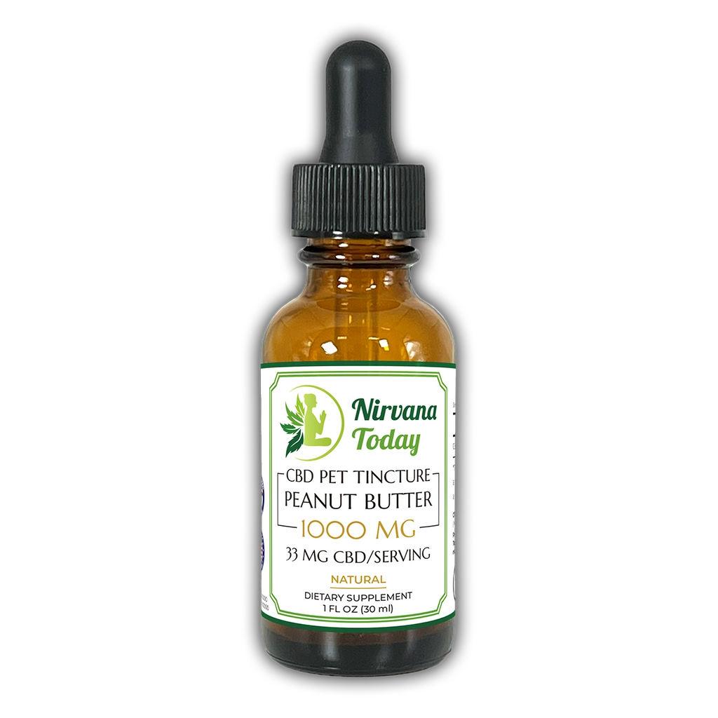 CBD Pet Tincture THC Free 1000mg